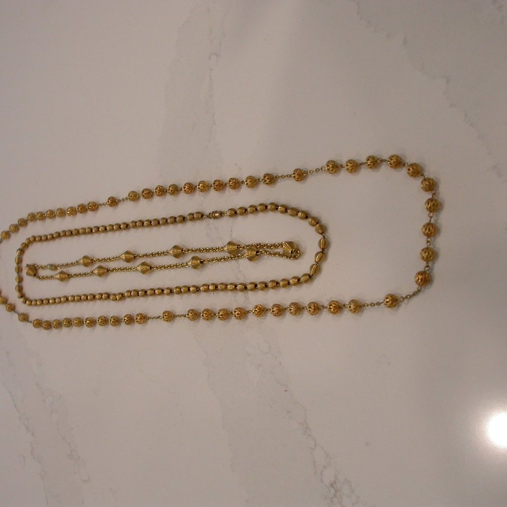 Three Gold Look Chains